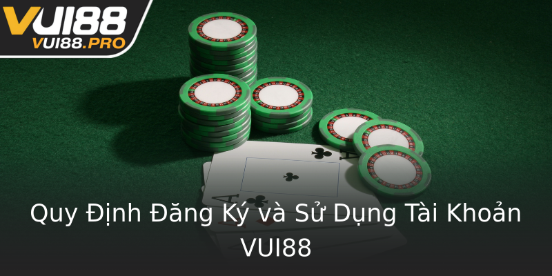 Quy Định Đăng Ký và Sử Dụng Tài Khoản VUI88 Quy Định Đăng Ký và Sử Dụng Tài Khoản VUI88